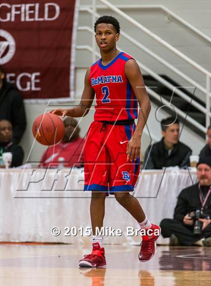 Thumbnail 1 in DeMatha vs. Roselle Catholic (Spalding HoopHall Classic) photogallery.