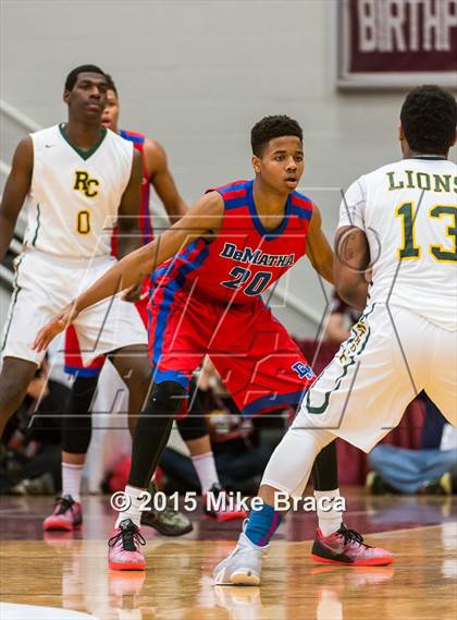 Thumbnail 3 in DeMatha vs. Roselle Catholic (Spalding HoopHall Classic) photogallery.