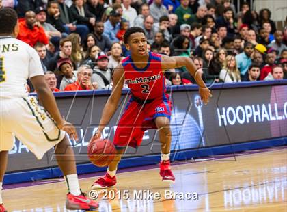 Thumbnail 1 in DeMatha vs. Roselle Catholic (Spalding HoopHall Classic) photogallery.
