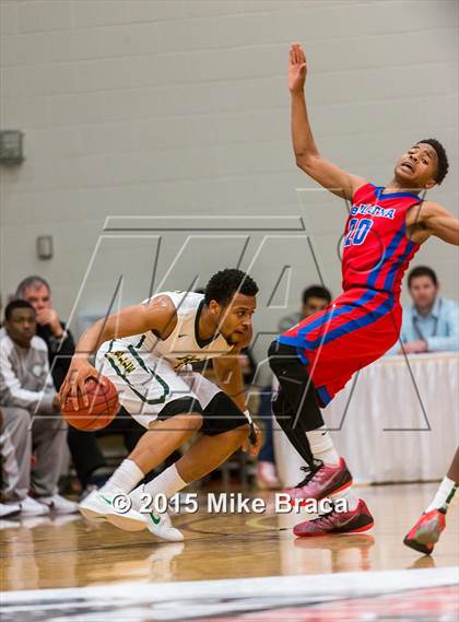 Thumbnail 1 in DeMatha vs. Roselle Catholic (Spalding HoopHall Classic) photogallery.
