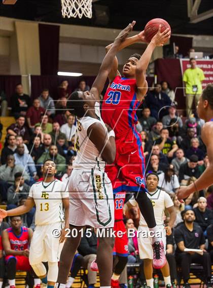 Thumbnail 1 in DeMatha vs. Roselle Catholic (Spalding HoopHall Classic) photogallery.