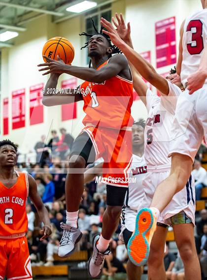 Thumbnail 2 in North Cobb @ Milton (GHSA AAAAAAA Sweet 16) photogallery.