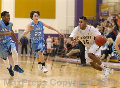Thumbnail 1 in Seneca Valley vs. Franklin Regional (WPIAL Class AAAA Playoff - Round 1)  photogallery.