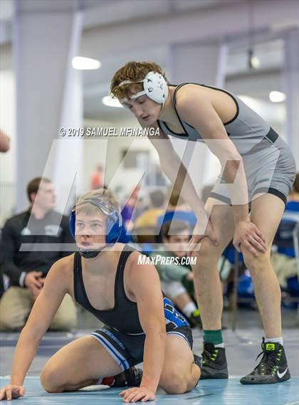 Thumbnail 3 in Bennington vs. Lincoln Southwest (Flatwater Fracas Wrestling Tournament) photogallery.
