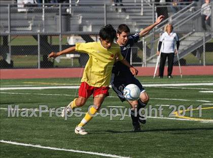 Thumbnail 1 in Vacaville Christian vs. Encina Prep (CIF SJS D6 Final) photogallery.