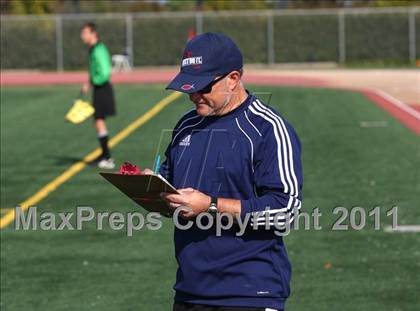 Thumbnail 2 in Vacaville Christian vs. Encina Prep (CIF SJS D6 Final) photogallery.