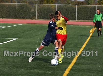 Thumbnail 1 in Vacaville Christian vs. Encina Prep (CIF SJS D6 Final) photogallery.