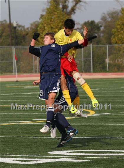 Thumbnail 1 in Vacaville Christian vs. Encina Prep (CIF SJS D6 Final) photogallery.