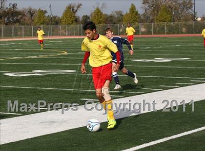 Thumbnail 2 in Vacaville Christian vs. Encina Prep (CIF SJS D6 Final) photogallery.