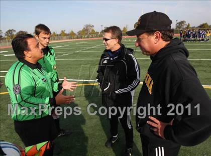 Thumbnail 3 in Vacaville Christian vs. Encina Prep (CIF SJS D6 Final) photogallery.