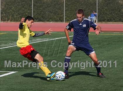 Thumbnail 1 in Vacaville Christian vs. Encina Prep (CIF SJS D6 Final) photogallery.