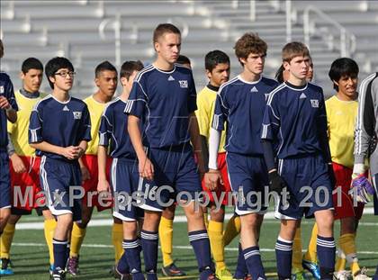 Thumbnail 3 in Vacaville Christian vs. Encina Prep (CIF SJS D6 Final) photogallery.
