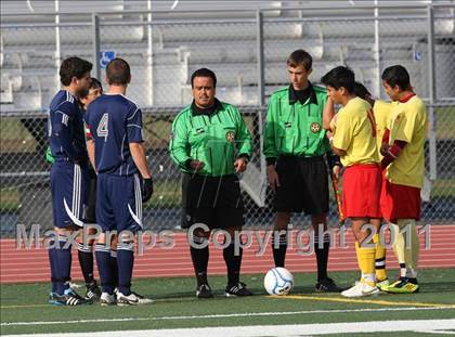 Thumbnail 1 in Vacaville Christian vs. Encina Prep (CIF SJS D6 Final) photogallery.