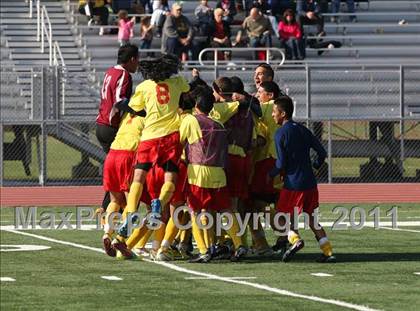 Thumbnail 1 in Vacaville Christian vs. Encina Prep (CIF SJS D6 Final) photogallery.