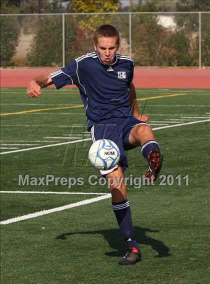 Thumbnail 3 in Vacaville Christian vs. Encina Prep (CIF SJS D6 Final) photogallery.