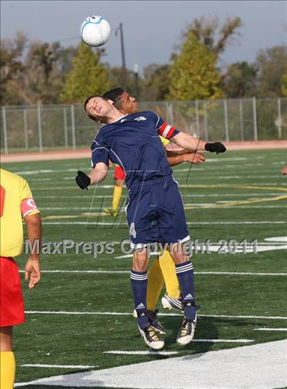 Thumbnail 1 in Vacaville Christian vs. Encina Prep (CIF SJS D6 Final) photogallery.