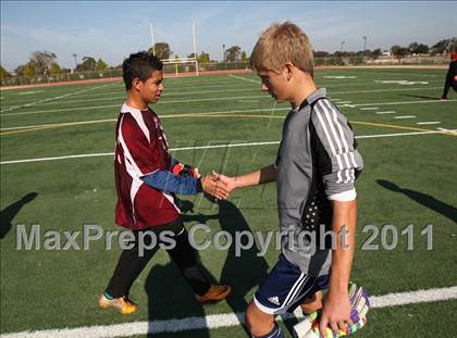 Thumbnail 3 in Vacaville Christian vs. Encina Prep (CIF SJS D6 Final) photogallery.
