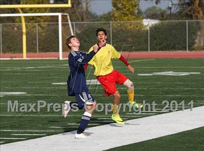 Thumbnail 3 in Vacaville Christian vs. Encina Prep (CIF SJS D6 Final) photogallery.