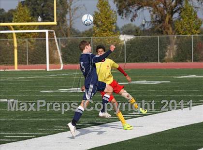 Thumbnail 1 in Vacaville Christian vs. Encina Prep (CIF SJS D6 Final) photogallery.