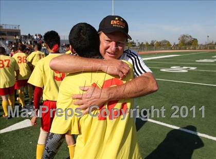 Thumbnail 1 in Vacaville Christian vs. Encina Prep (CIF SJS D6 Final) photogallery.