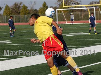 Thumbnail 1 in Vacaville Christian vs. Encina Prep (CIF SJS D6 Final) photogallery.