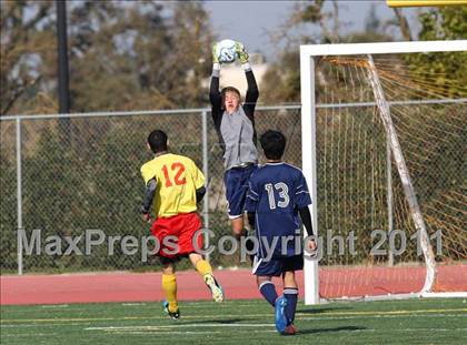 Thumbnail 1 in Vacaville Christian vs. Encina Prep (CIF SJS D6 Final) photogallery.