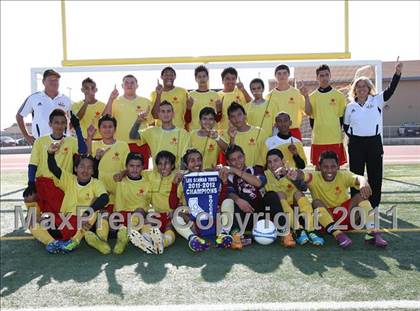 Thumbnail 3 in Vacaville Christian vs. Encina Prep (CIF SJS D6 Final) photogallery.
