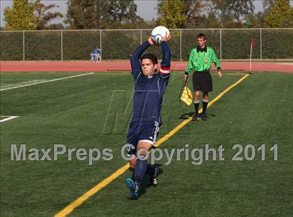 Thumbnail 2 in Vacaville Christian vs. Encina Prep (CIF SJS D6 Final) photogallery.