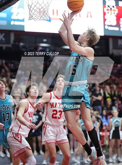 Thumbnail 1 in Canyon View vs. Manti (UHSAA 3A Quarterfinal) photogallery.