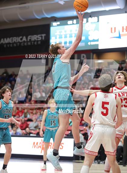 Thumbnail 2 in Canyon View vs. Manti (UHSAA 3A Quarterfinal) photogallery.