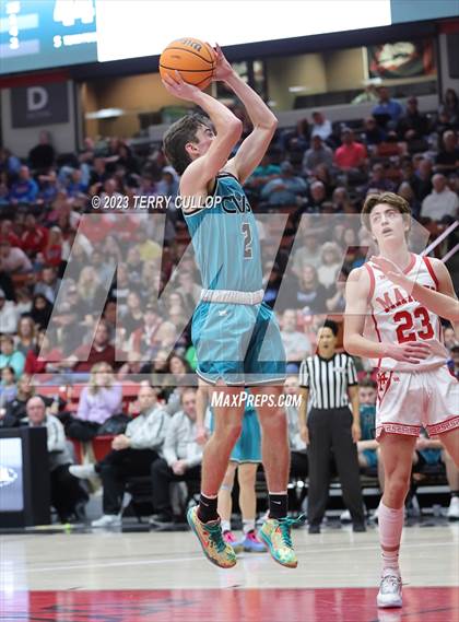 Thumbnail 2 in Canyon View vs. Manti (UHSAA 3A Quarterfinal) photogallery.