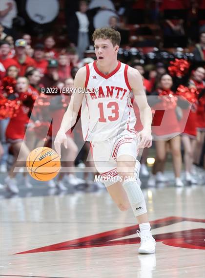 Thumbnail 2 in Canyon View vs. Manti (UHSAA 3A Quarterfinal) photogallery.