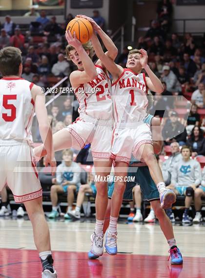 Thumbnail 2 in Canyon View vs. Manti (UHSAA 3A Quarterfinal) photogallery.