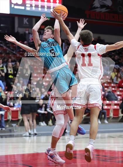 Thumbnail 2 in Canyon View vs. Manti (UHSAA 3A Quarterfinal) photogallery.