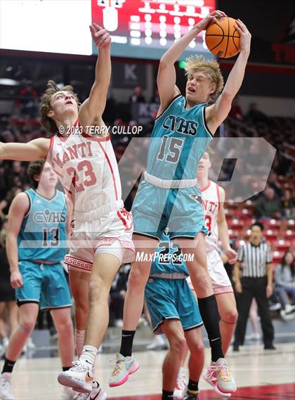 Thumbnail 1 in Canyon View vs. Manti (UHSAA 3A Quarterfinal) photogallery.
