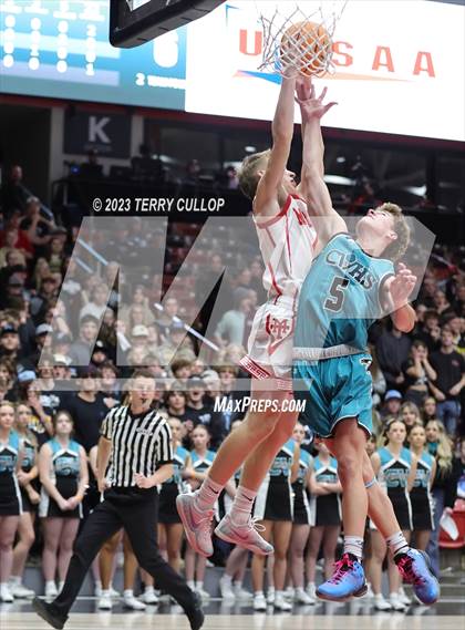 Thumbnail 1 in Canyon View vs. Manti (UHSAA 3A Quarterfinal) photogallery.