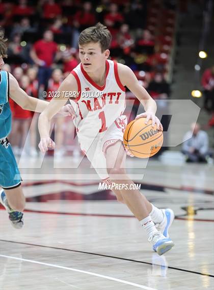 Thumbnail 2 in Canyon View vs. Manti (UHSAA 3A Quarterfinal) photogallery.