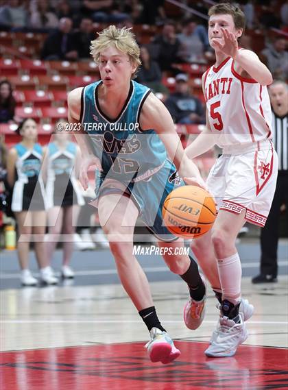 Thumbnail 2 in Canyon View vs. Manti (UHSAA 3A Quarterfinal) photogallery.