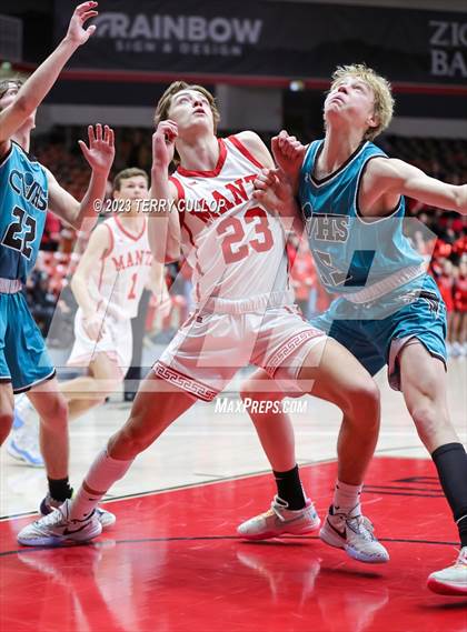 Thumbnail 3 in Canyon View vs. Manti (UHSAA 3A Quarterfinal) photogallery.