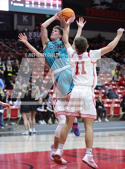 Thumbnail 3 in Canyon View vs. Manti (UHSAA 3A Quarterfinal) photogallery.