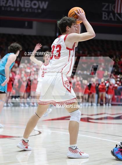 Thumbnail 3 in Canyon View vs. Manti (UHSAA 3A Quarterfinal) photogallery.