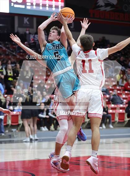 Thumbnail 1 in Canyon View vs. Manti (UHSAA 3A Quarterfinal) photogallery.