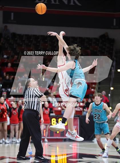 Thumbnail 1 in Canyon View vs. Manti (UHSAA 3A Quarterfinal) photogallery.