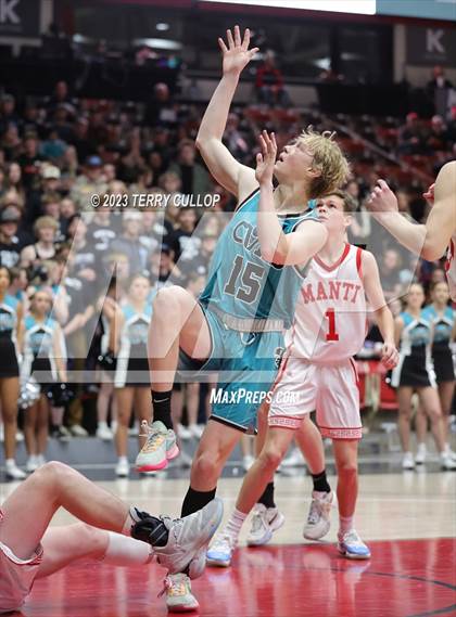 Thumbnail 3 in Canyon View vs. Manti (UHSAA 3A Quarterfinal) photogallery.