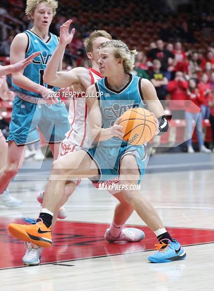 Thumbnail 3 in Canyon View vs. Manti (UHSAA 3A Quarterfinal) photogallery.