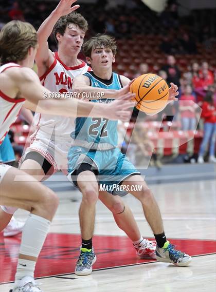 Thumbnail 3 in Canyon View vs. Manti (UHSAA 3A Quarterfinal) photogallery.