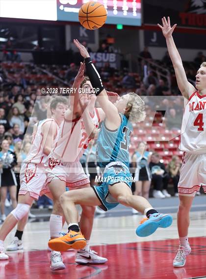 Thumbnail 2 in Canyon View vs. Manti (UHSAA 3A Quarterfinal) photogallery.