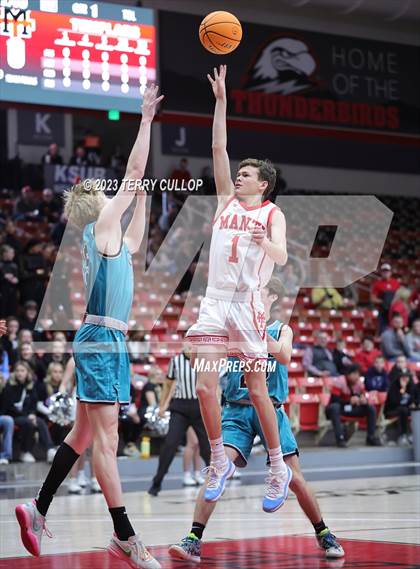 Thumbnail 3 in Canyon View vs. Manti (UHSAA 3A Quarterfinal) photogallery.