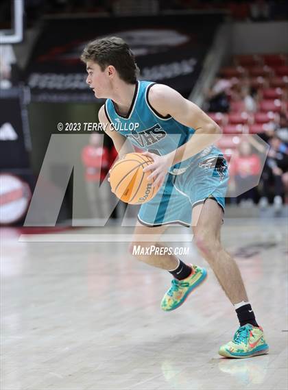 Thumbnail 2 in Canyon View vs. Manti (UHSAA 3A Quarterfinal) photogallery.