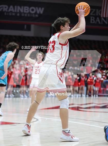 Thumbnail 1 in Canyon View vs. Manti (UHSAA 3A Quarterfinal) photogallery.